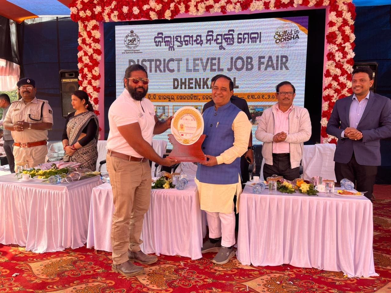 IAD at the District Level Job Fair in Dhenkanal